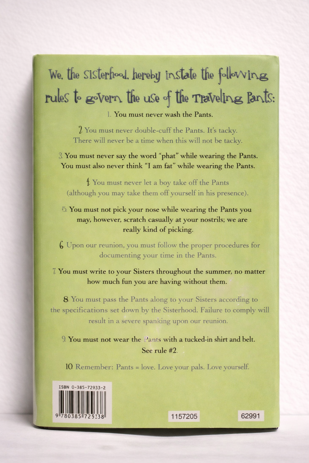 The Sisterhood of the Traveling Pants (Book 1)