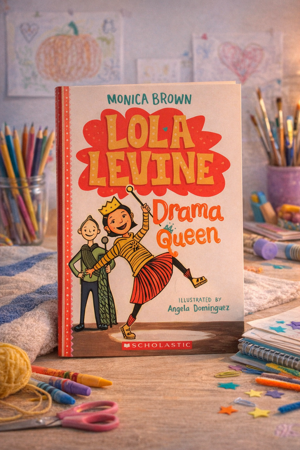 Lola Levine, Drama Queen by Monica Brown | Kids Chapter Book | Used Book