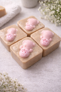 Blush Salt Soap | Pink Himalayan Sea Salt Soap | Cute Pig Soap