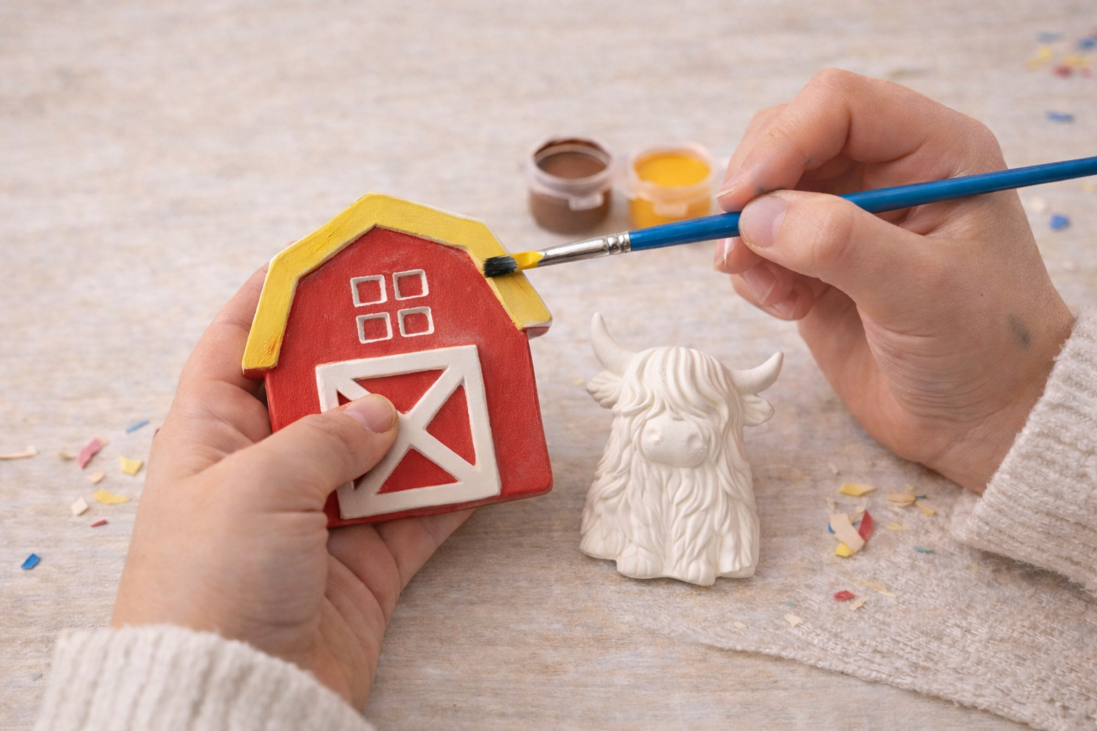 🎨 Paint Your Own Clay Kit
