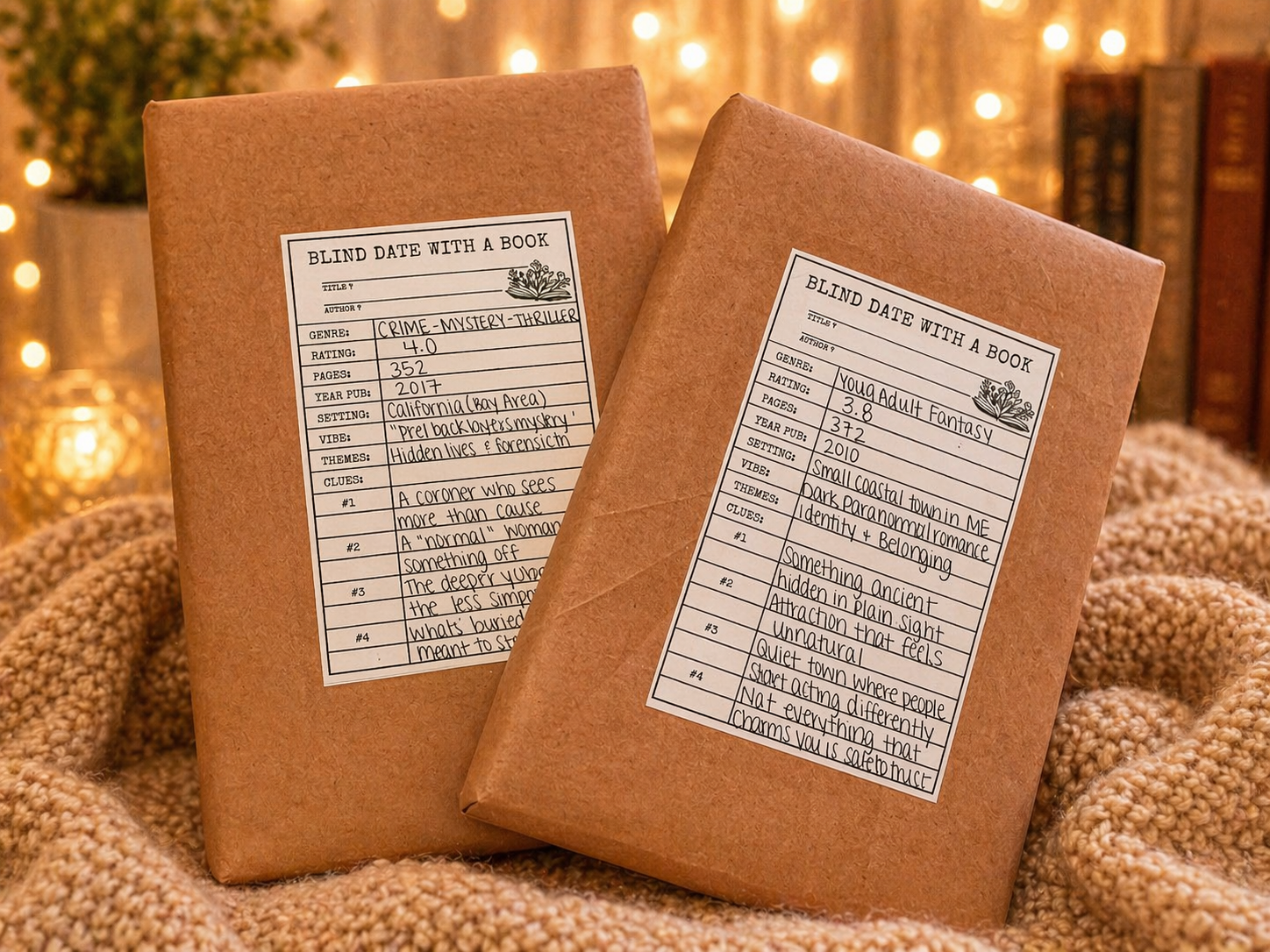 Blind Date with a Book | Mystery Book Bundle | Cozy Reading Gift | Paper & Pine
