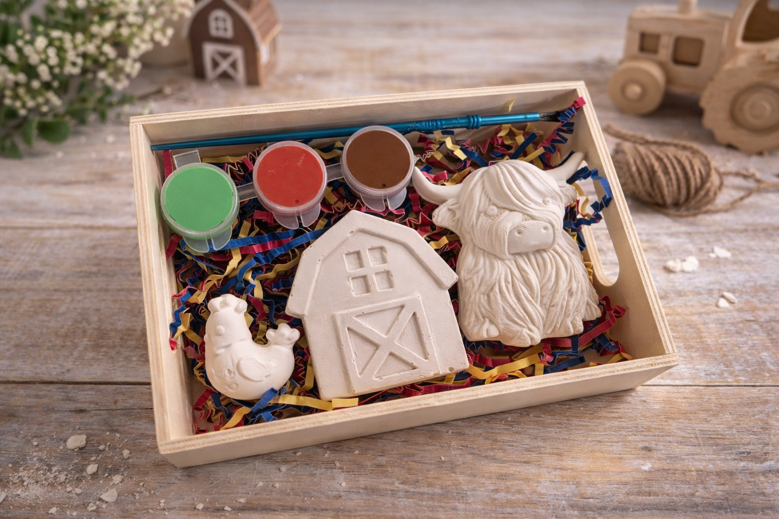 🎨 Paint Your Own Clay Kit