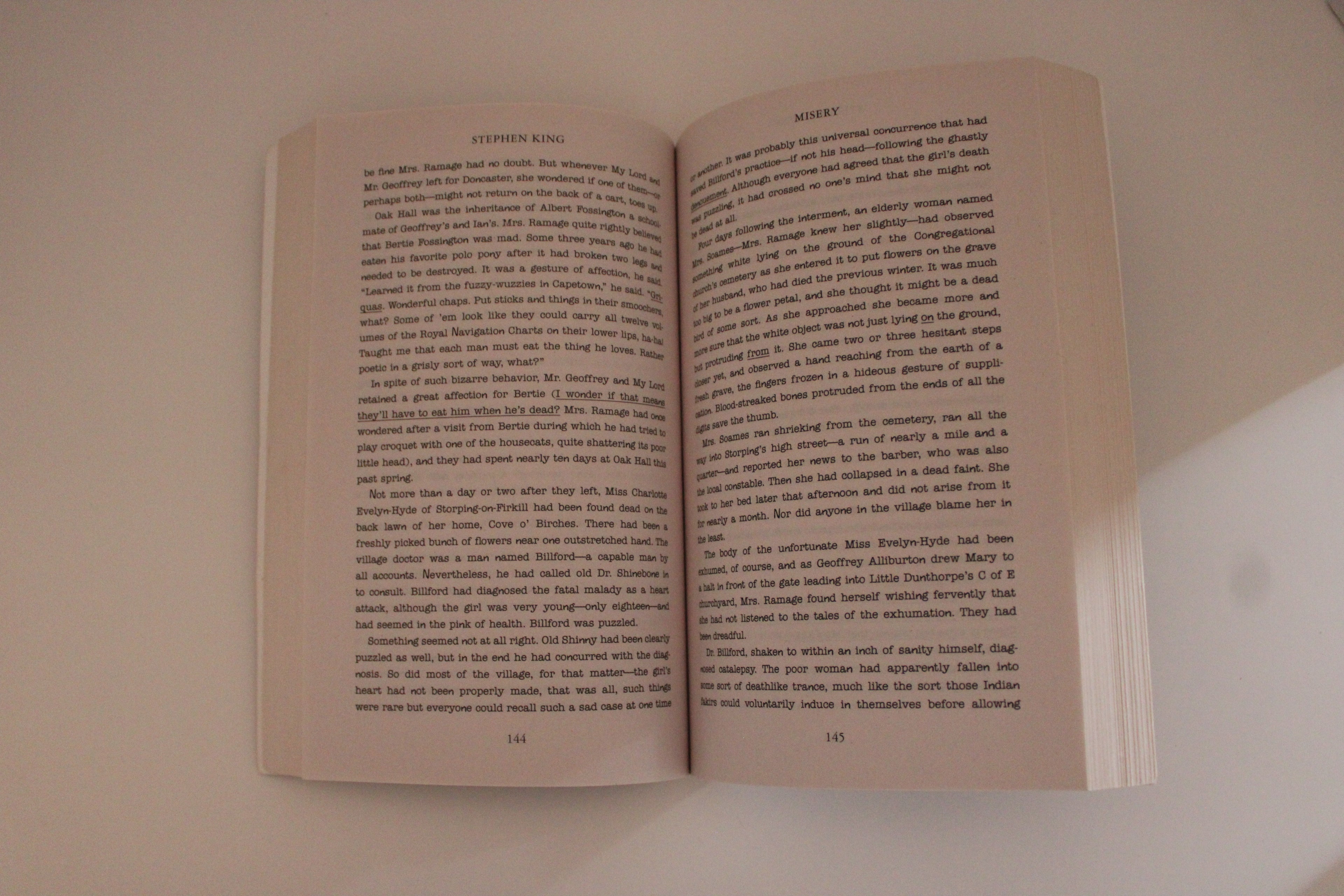 Misery by Stephen King | Psychological Horror Thriller | Used Book