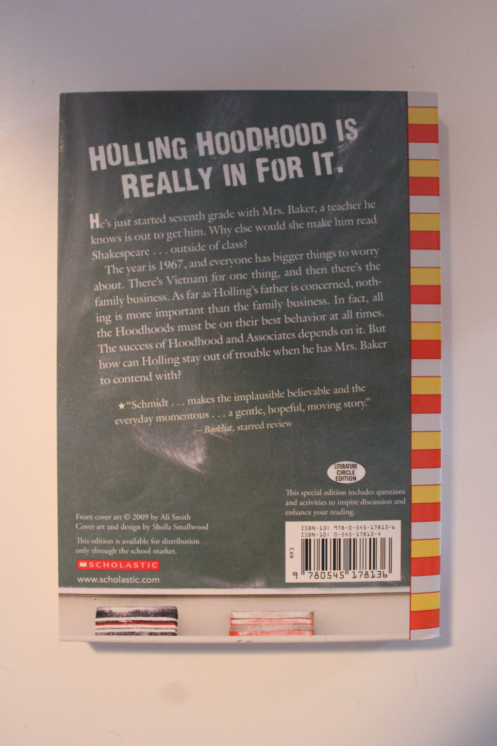 The Wednesday Wars by Gary D. Schmidt | Newbery Honor Book | Used Book