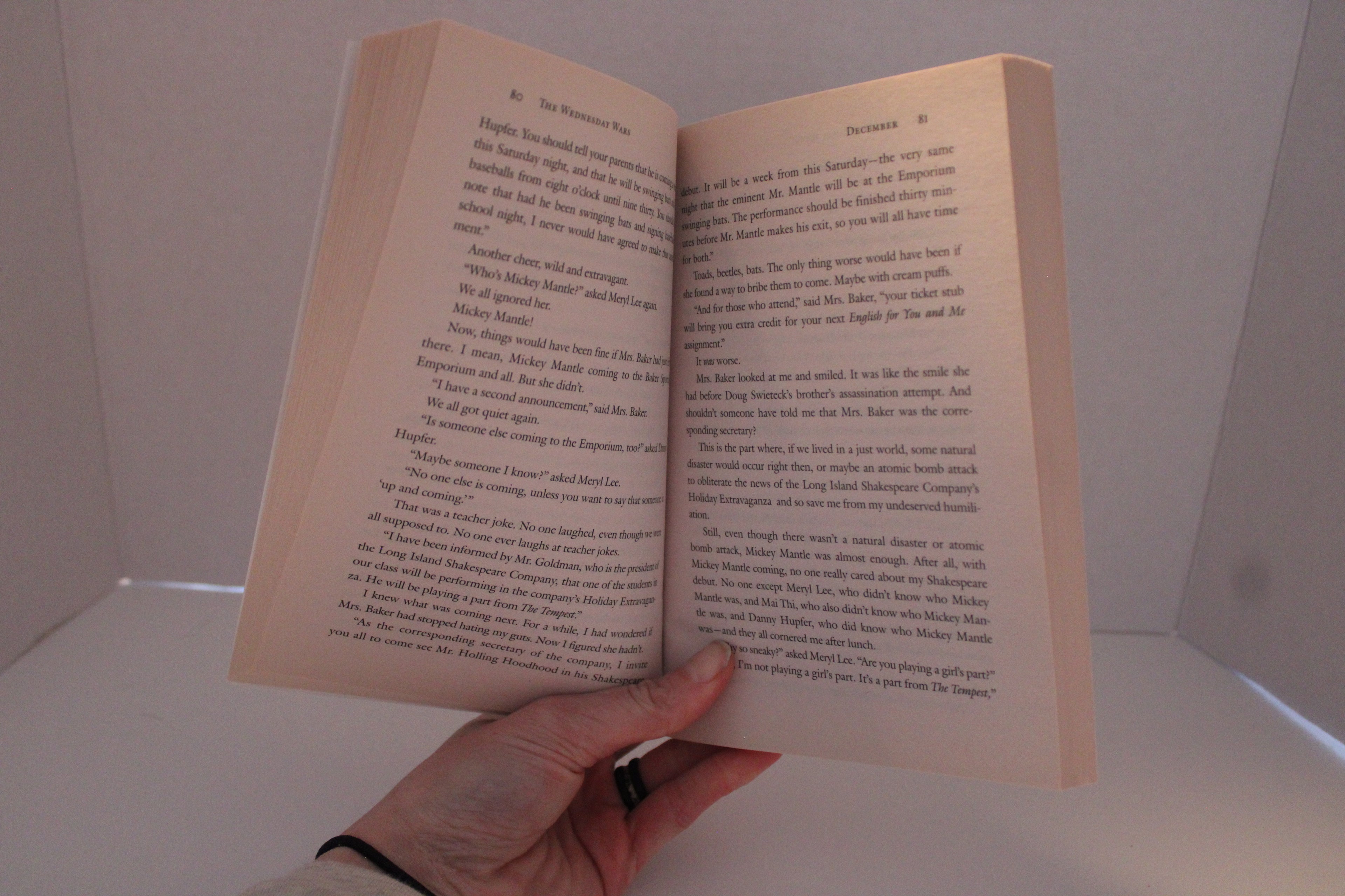 The Wednesday Wars by Gary D. Schmidt | Newbery Honor Book | Used Book